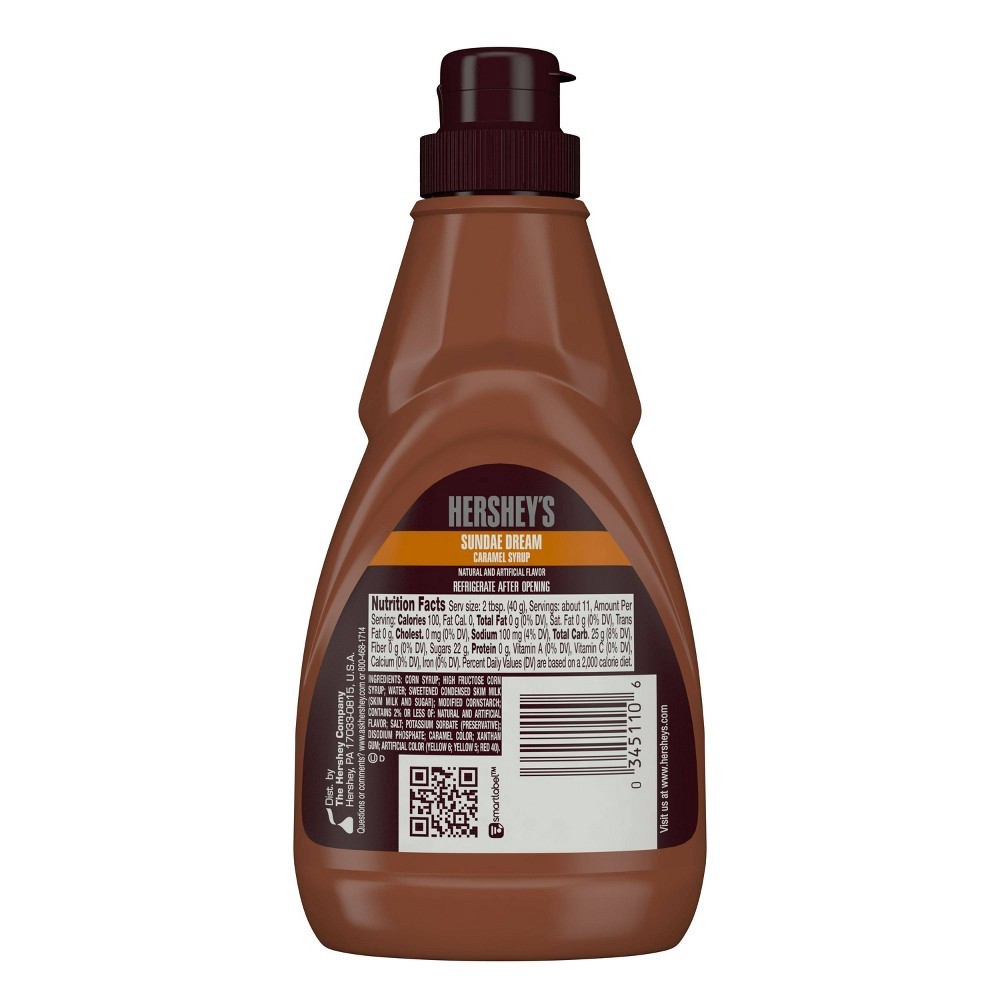 slide 2 of 3, Hershey's Sundae Dream Caramel Syrup, 15 oz