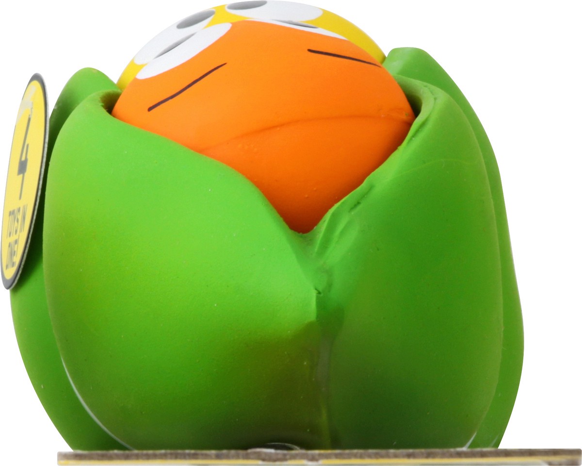 slide 6 of 10, Multipet Latex Three Peas Dog Toy, 1 ct