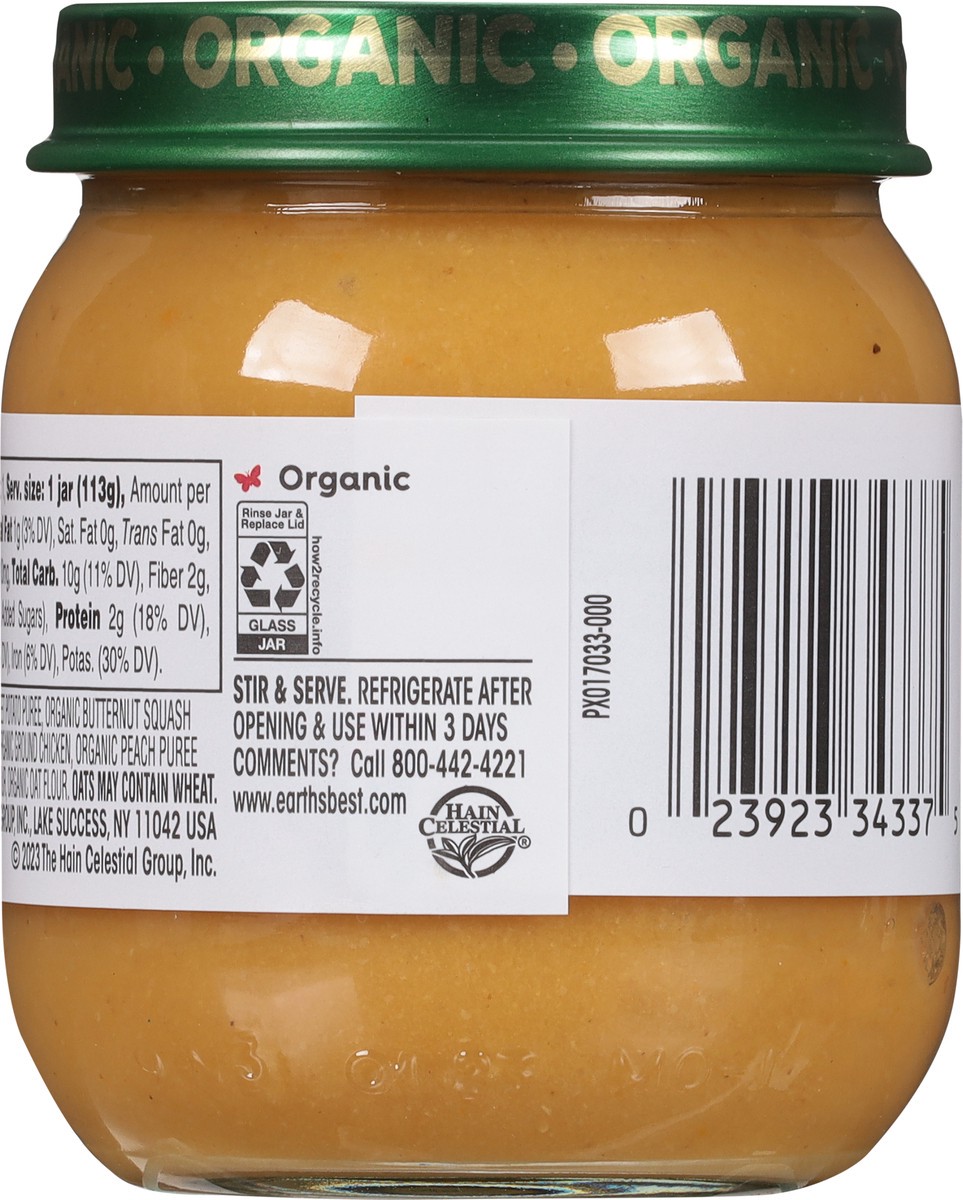 slide 5 of 7, Earth's Best Organic 2 (6+ Months) Sweet Potato, Squash & Chicken Baby Food 4 oz, 4 oz
