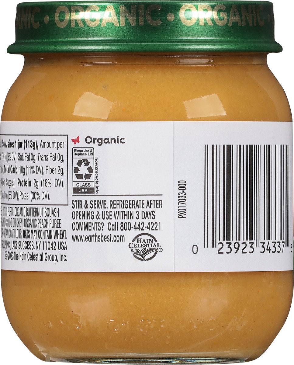slide 6 of 7, Earth's Best Organic 2 (6+ Months) Sweet Potato, Squash & Chicken Baby Food 4 oz, 4 oz