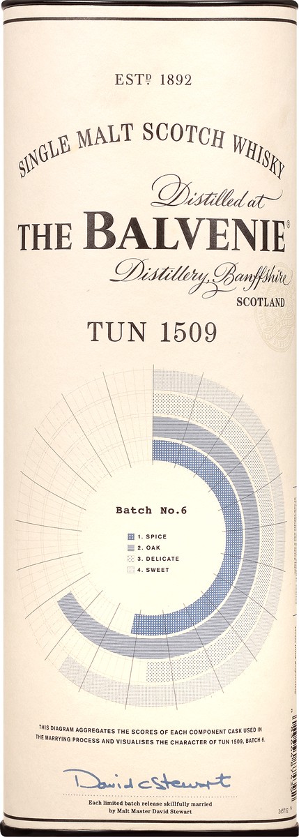 slide 7 of 8, Balvenie Tun Batch 6 Single Malt Scotch, 750 ml