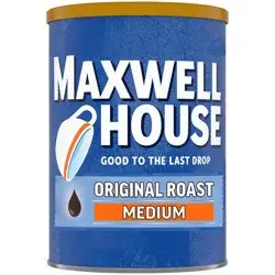 Maxwell House Medium Roast Original Roast Ground Coffee, 11.5 oz. Canister