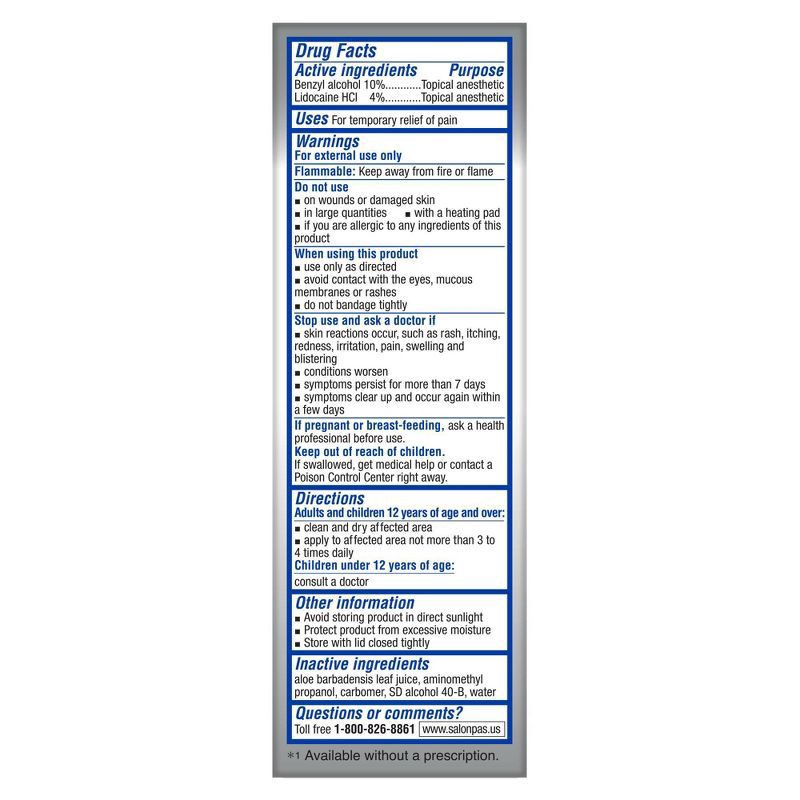 slide 4 of 4, Salonpas Lidocaine Plus Roll-On, 3 fl oz