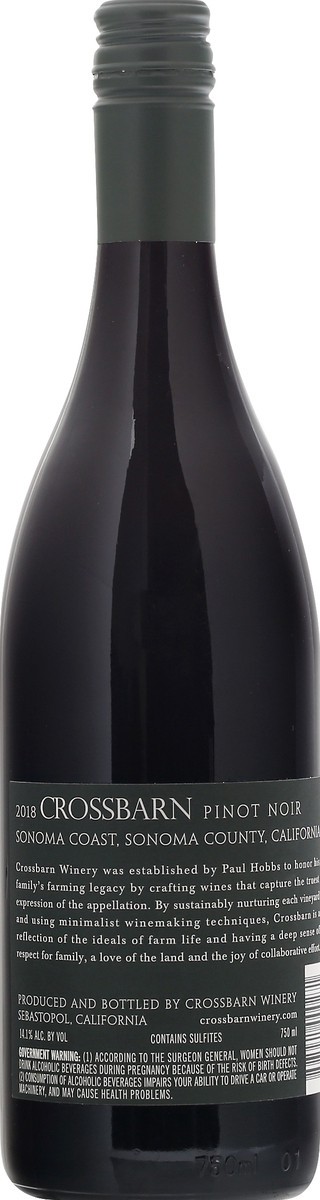 slide 4 of 10, Crossbarn Pinot Noir 750 ml, 750 ml