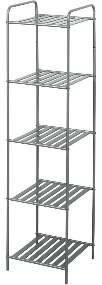 slide 1 of 1, Zenith Zenna Satin Nickel Linen Tower - Silver, 1 ct