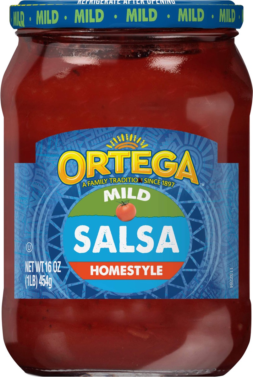 slide 7 of 9, Ortega Mild Homestyle Medium Salsa - 16 oz, 16 oz