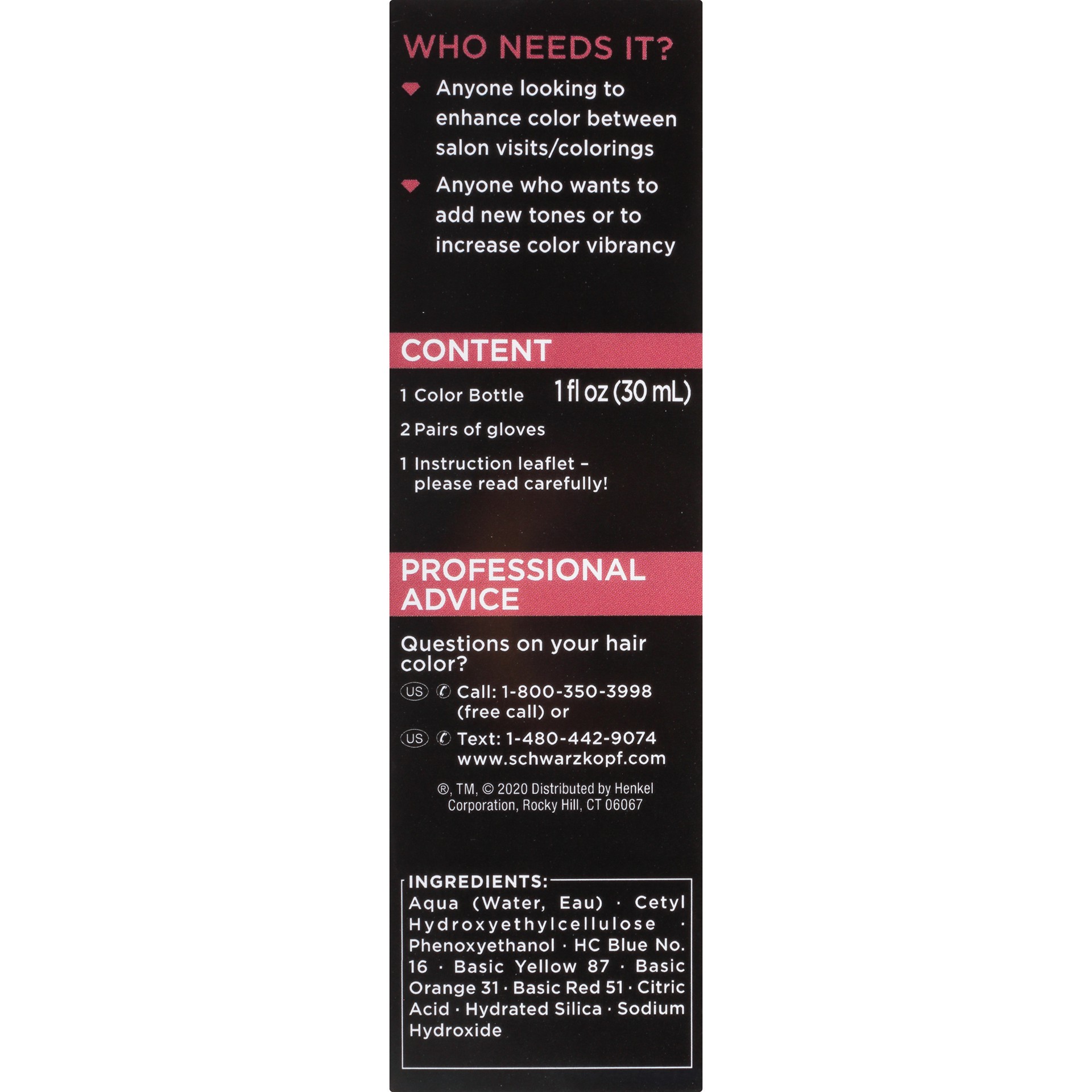 slide 2 of 5, Schwarzkopf Color Boost Color Vibrancy Booster, Brown, 1 fl oz, 1 fl oz