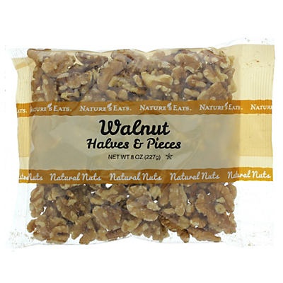 slide 1 of 1, Texas Star Nut & Food Walnut Halves & Pieces, 8 oz