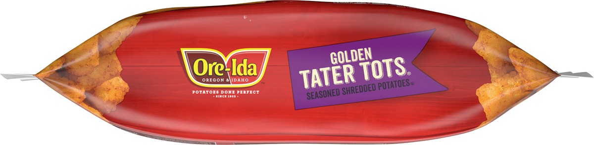 slide 13 of 13, Ore-Ida Golden Tater Tots Seasoned Shredded Frozen Potatoes Value Size, 8 lb Bag, 