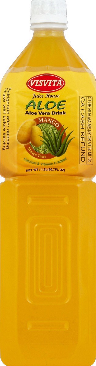 slide 3 of 5, Visvita Aloe Vera Drink - 50.7 oz, 50.7 oz