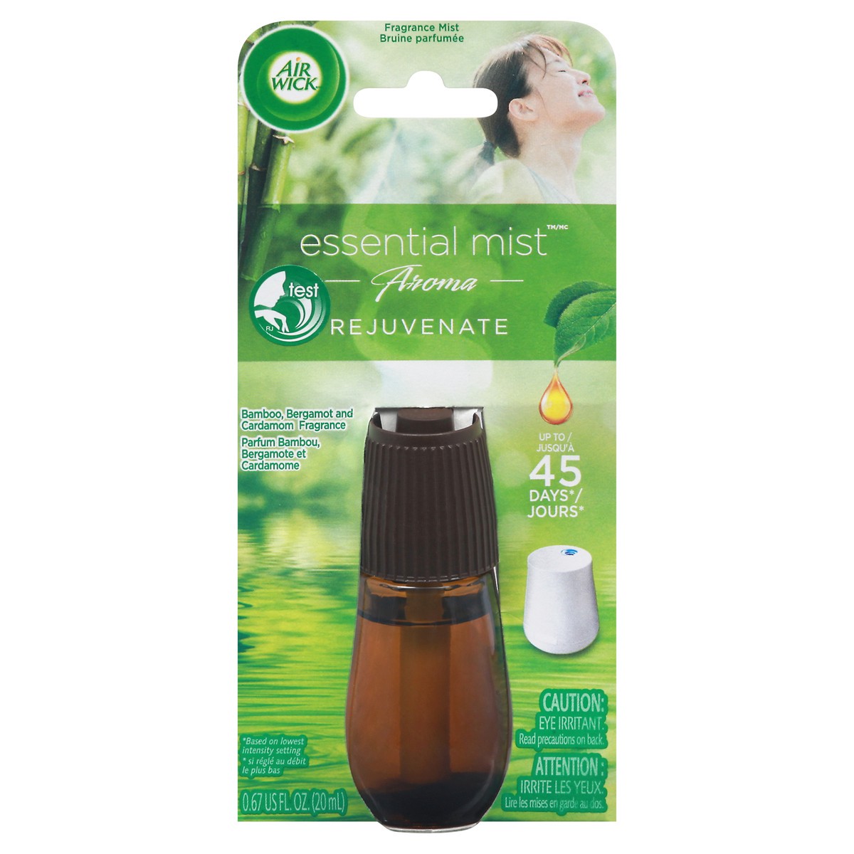 slide 1 of 12, Air Wick Essential Mist Rejuvenate Aroma Fragrance Mist 0.67 fl oz, 0.67 fl oz