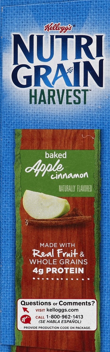slide 3 of 6, Kellogg's Nutri Grain Harvest Apple Cinnamon Breakfast Bars, 5 ct; 8.8 oz