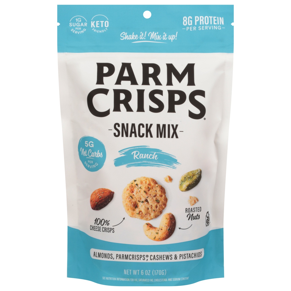 slide 1 of 1, ParmCrisps Ranch Snack Mix, 6 oz