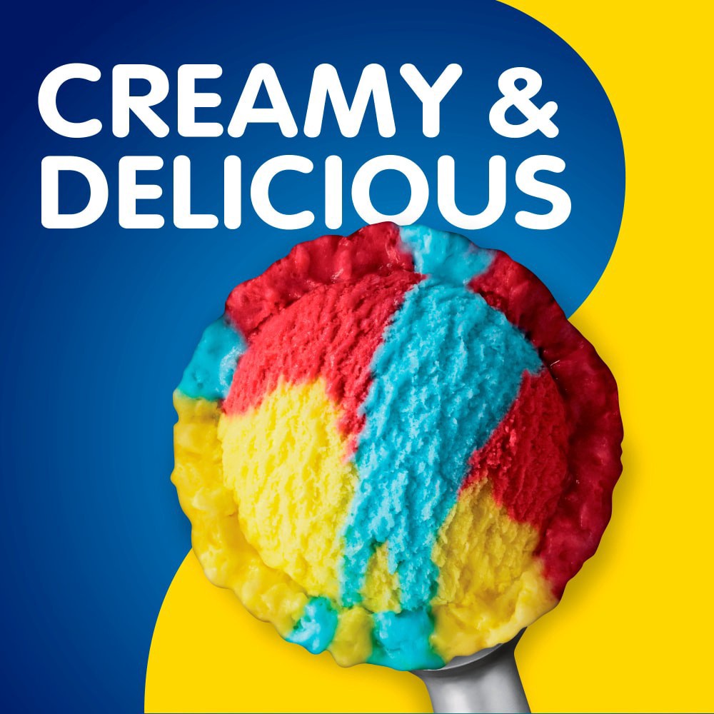 slide 4 of 5, Kroger® Tie Dye Burst Ice Cream Tub, 48 oz