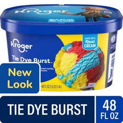Kroger® Tie Dye Burst Ice Cream Tub