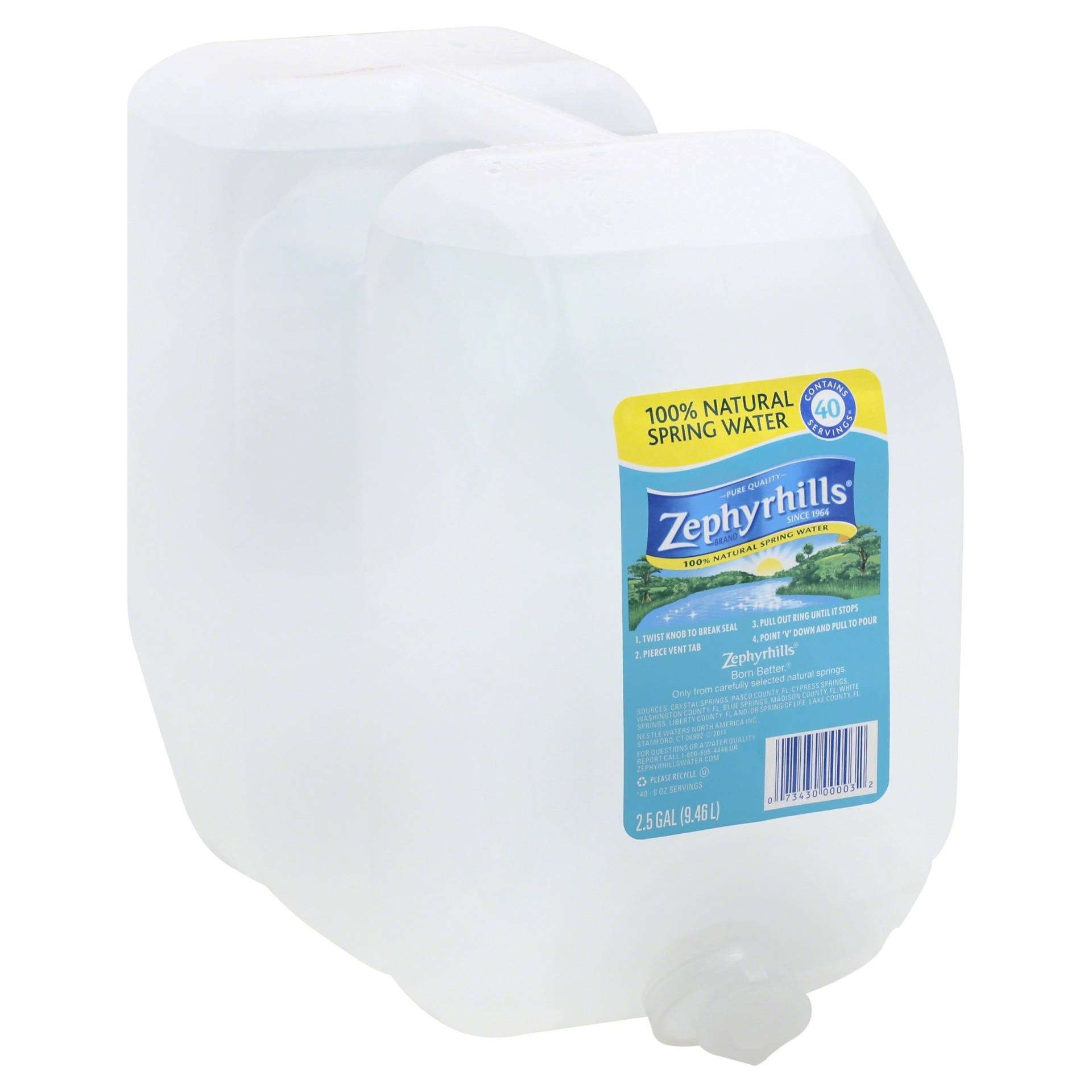 Zephyrhills Spring Water 2.5 gal | Shipt