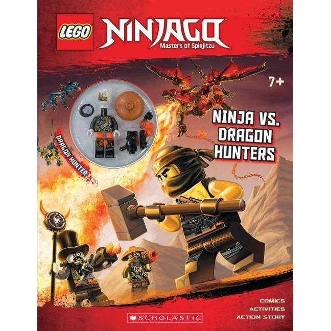 slide 1 of 1, LEGO Ninjago Hunted Activity Book with minifigure, 1 ct