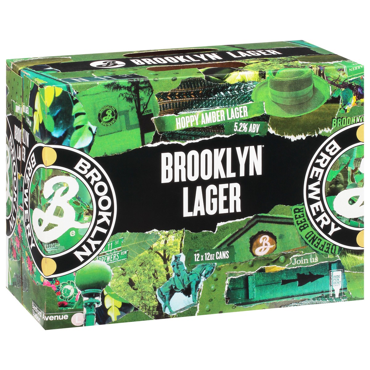 slide 4 of 11, Brooklyn Brewery Hoppy Amber Lager Beer 12-12 oz Cans, 12 ct