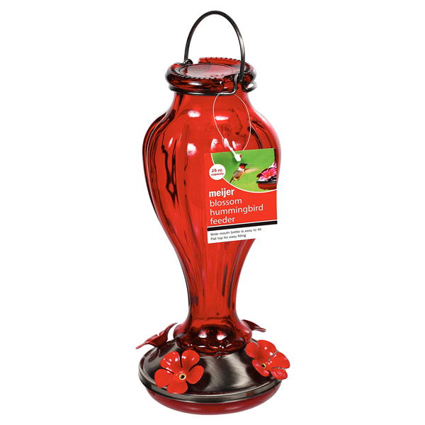 slide 1 of 1, Meijer Blossom Hummingbird Feeder, 1 ct