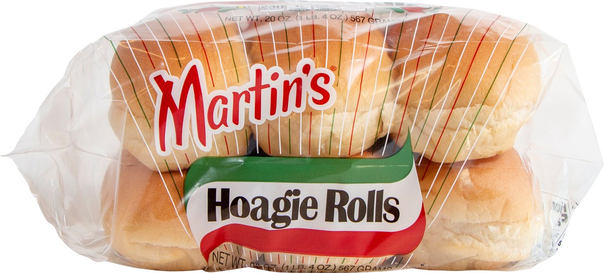 slide 6 of 9, Martin's Hoagie Rolls, 20 oz