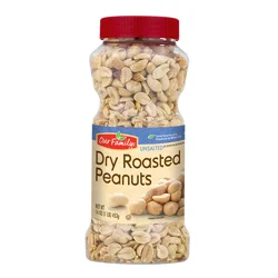 Our Family Unsalted Dry Roasted Peanuts