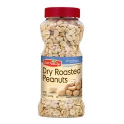 Our Family Unsalted Dry Roasted Peanuts