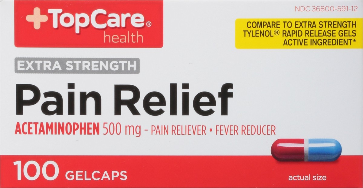 slide 5 of 10, Topcare Rapid Release Gelcap, 100 ct