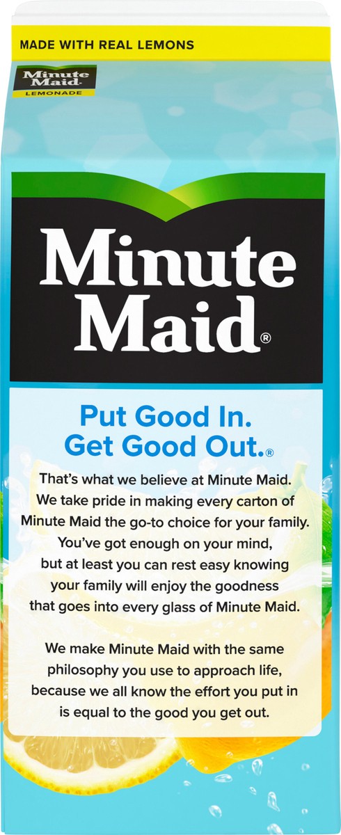 slide 3 of 5, Minute Maid Premium Lemonade 100% Natural Flavors, 59 fl oz, 