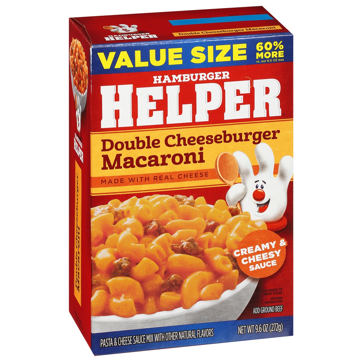slide 11 of 14, Hamburger Helper Double Cheeseburger Macaroni Value Size 9.6 oz, 9.6 oz