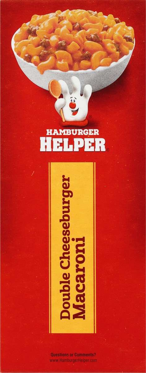 slide 7 of 14, Hamburger Helper Double Cheeseburger Macaroni Value Size 9.6 oz, 9.6 oz