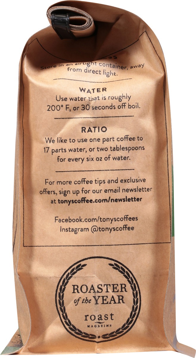 slide 9 of 9, Tony's Coffee Organic Drip Grind Dark Roast French Royale Coffee - 12 oz, 12 oz
