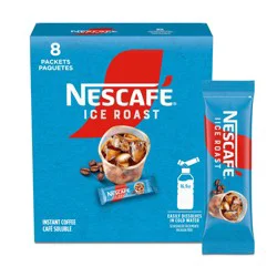Nescafé Instant Ice Roast Coffee - 8 x 0.31 oz Packets