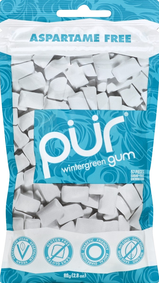 slide 2 of 3, Pur Gum Wintergreen, 2.72 oz