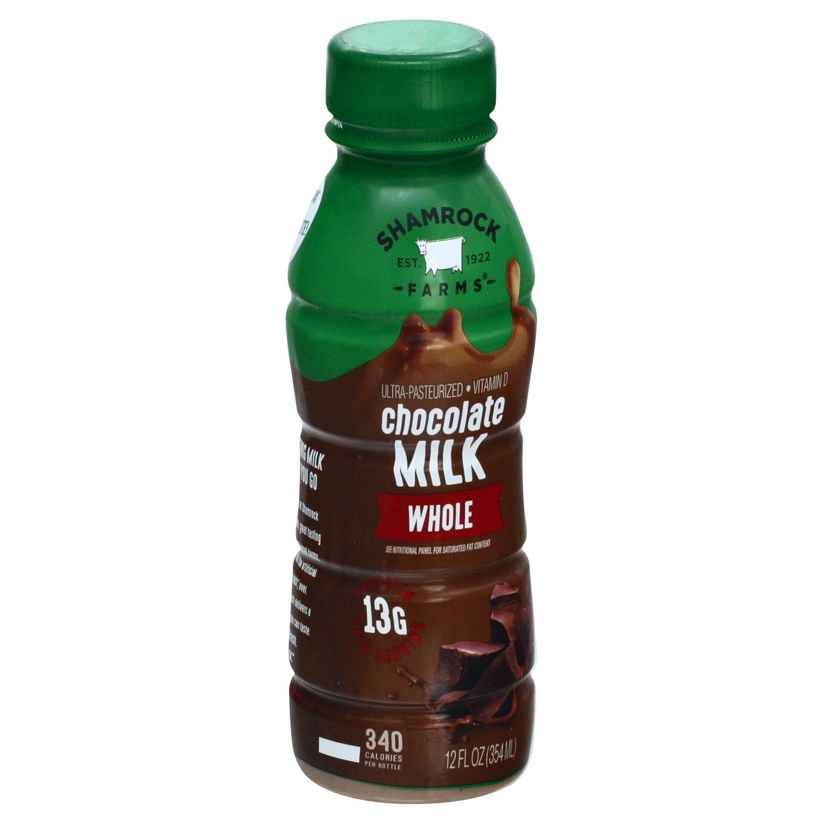 slide 2 of 9, Shamrock Farms Whole Chocolate Milk - 12oz, 12 fl oz