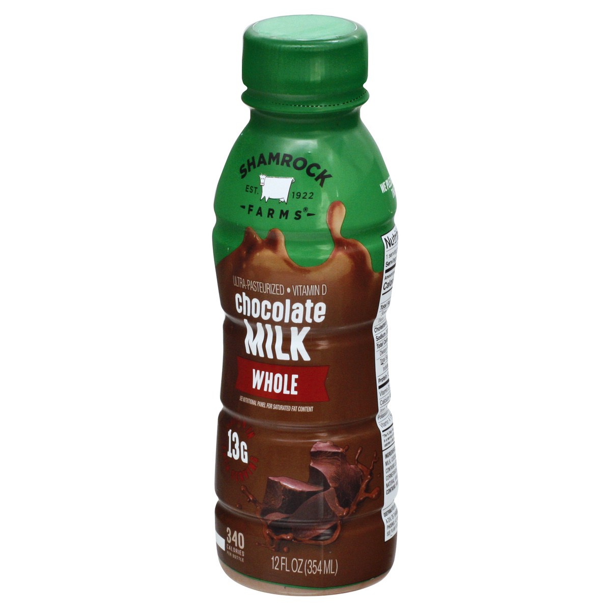 slide 6 of 9, Shamrock Farms Whole Chocolate Milk - 12oz, 12 fl oz