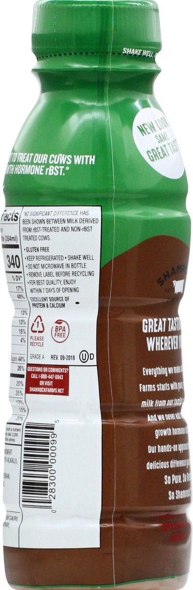 slide 4 of 9, Shamrock Farms Whole Chocolate Milk - 12oz, 12 fl oz