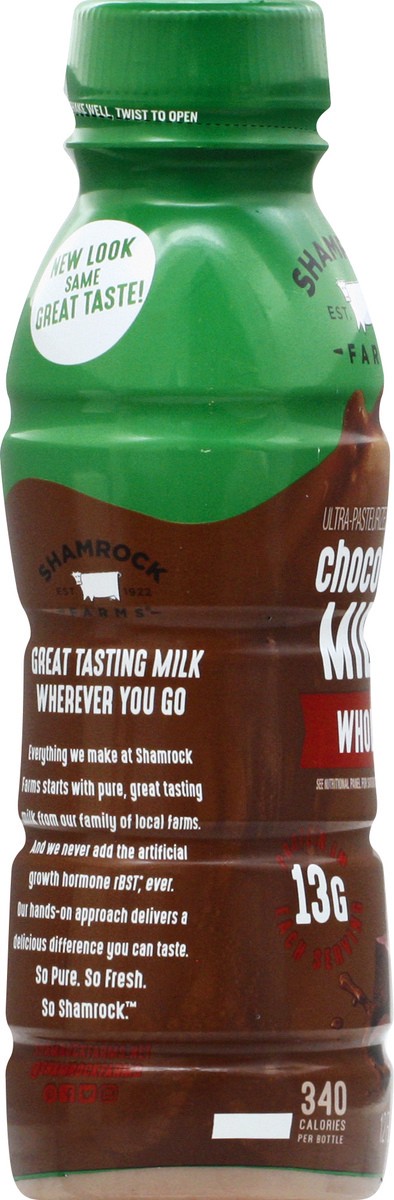 slide 7 of 9, Shamrock Farms Whole Chocolate Milk - 12oz, 12 fl oz