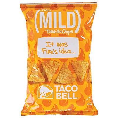 slide 1 of 1, Taco Bell Mild Tortilla Chips, 11 oz