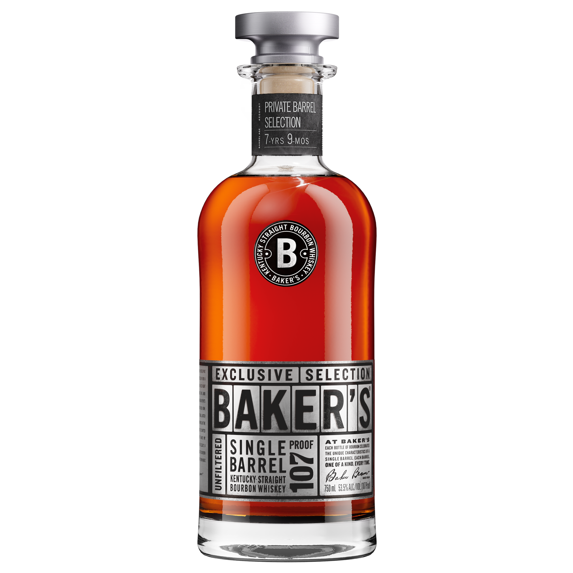 slide 2 of 2, Baker's Single Barrel Select Kentucky Straight Bourbon Whiskey 750 ml, 750 ml