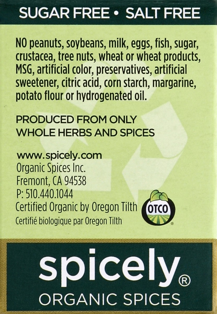 slide 4 of 4, Spicely Organic Spices Fenugreek Ground Ecobox, 0.45 oz