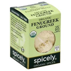 Spicely Organic Spices Fenugreek Ground Ecobox