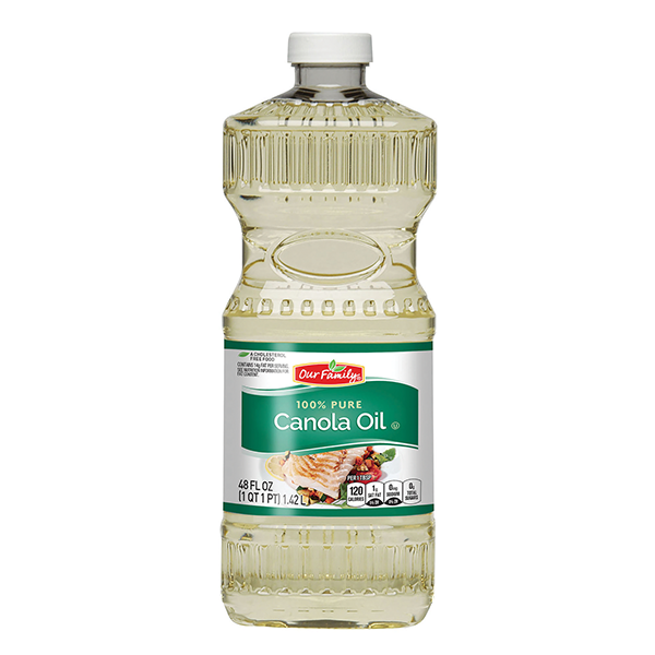 slide 1 of 1, Our Family Canola Oil, 48 oz