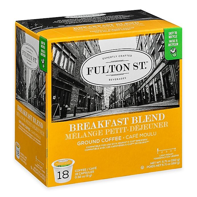slide 1 of 3, 18-Count Fulton St. Breakfast Blend RealCup Coffee for Single Serve Coffee Makers, 1 ct