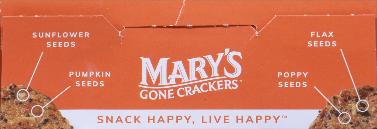 slide 6 of 9, Mary's Gone Crackers Gluten Free Super Seed Everything Crackers, 5.5 oz