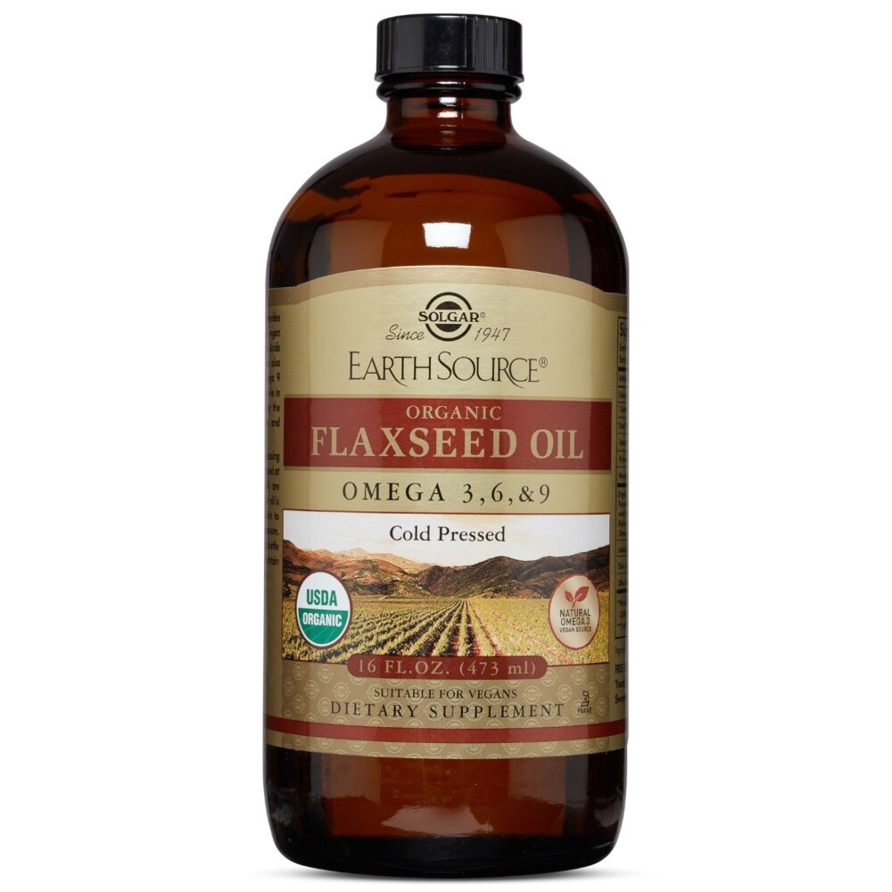 slide 1 of 1, Solgar Flaxseed Oil 16 oz, 16 oz