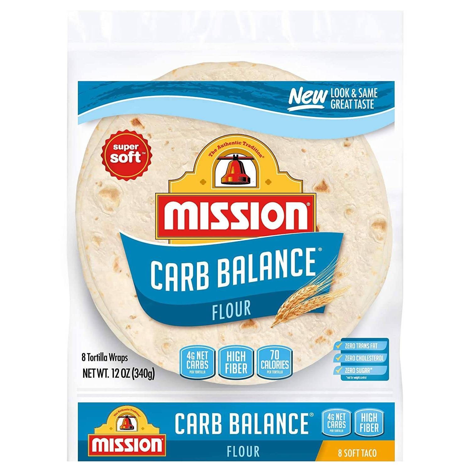 slide 1 of 10, Mission Carb Balance Flour Tortillas, 8 ct