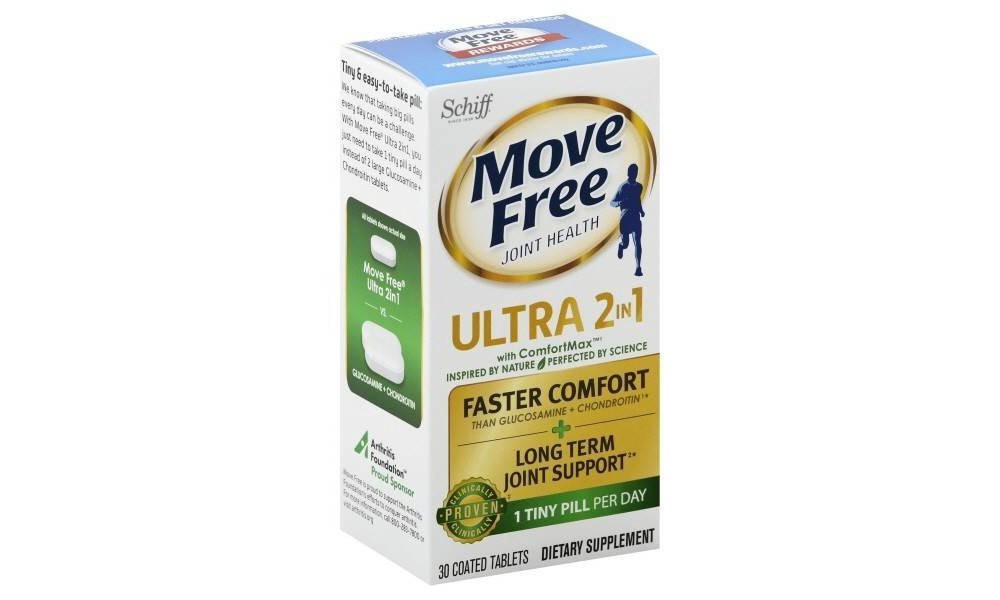 slide 4 of 4, Schiff Move Free Joint Health Ultra 2 In 1 Coated Tablets, 30 ct