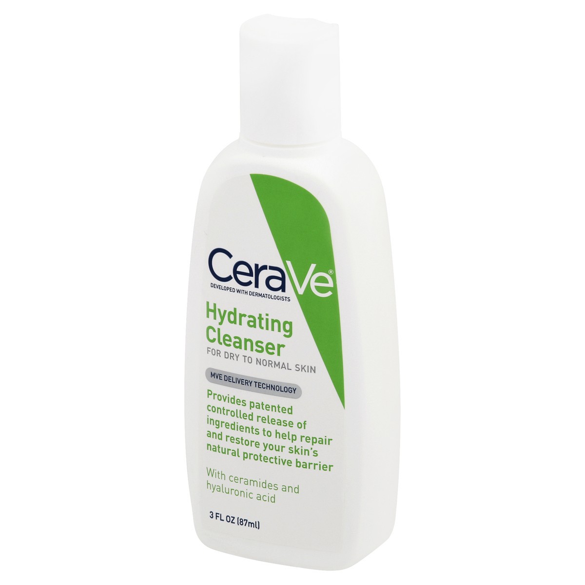 slide 10 of 10, CeraVe Hydrating Facial Cleanser, 3 fl oz