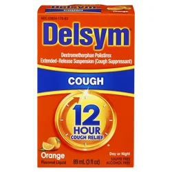 Delsym Orange Adult Liquid Cough Syrup