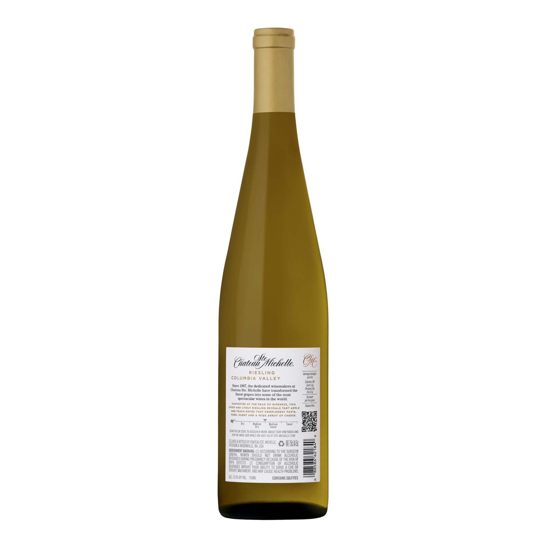 slide 8 of 8, Chateau Ste. Michelle Columbia Valley Riesling, White Wine, 750 mL Bottle, 750 ml